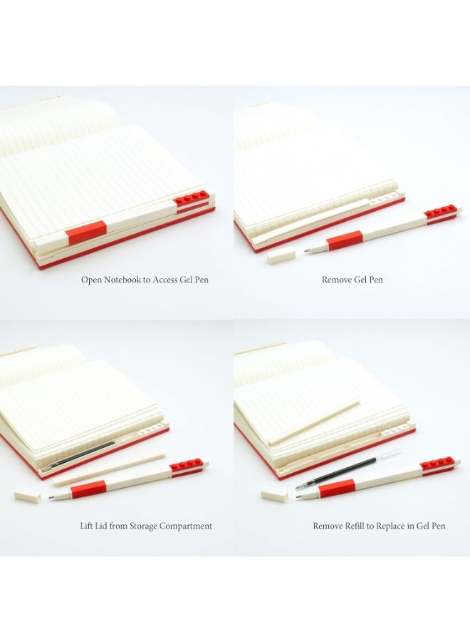 Lego IQ Locking Notebook w/Gel Pen Blue - Image 5